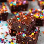 No-Bake Vegan Cosmic Brownies