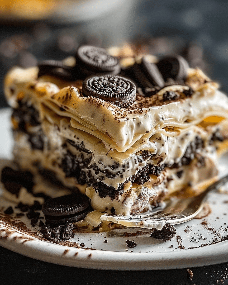 Oreo and Nutella Lasagne: A No-Bake Dessert Dream