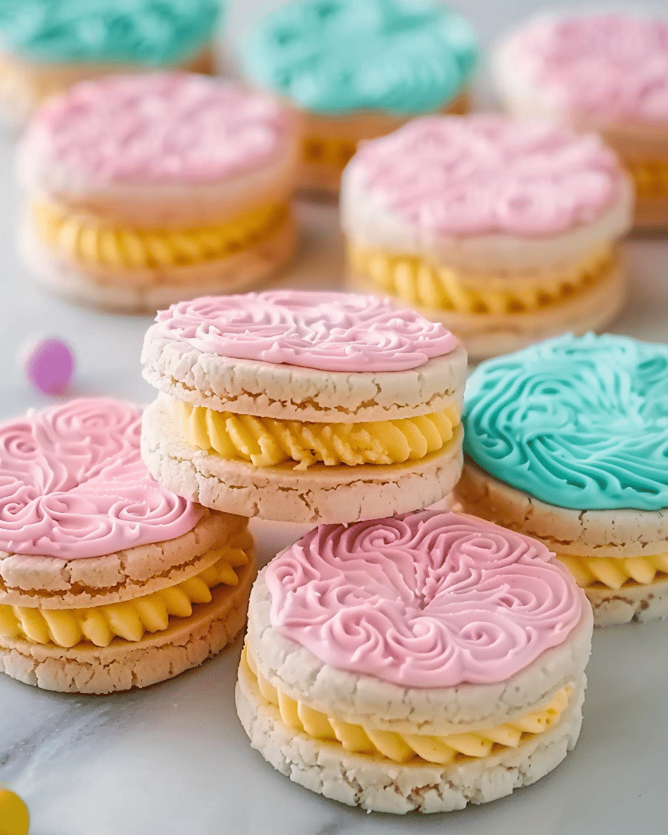 Pastel Sugar Cookie Sandwiches: Sweet Easter Joy in Every Bite