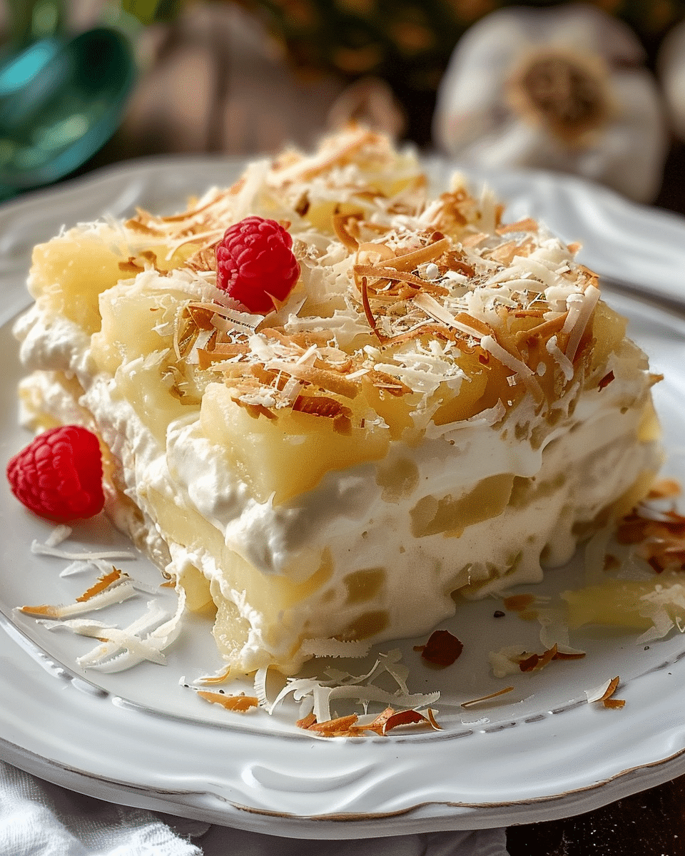 Piña Colada Lasagna