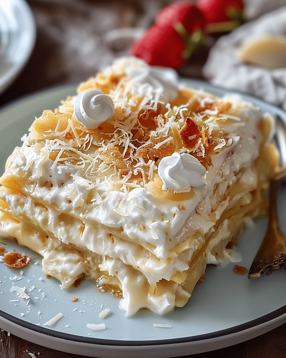 Piña Colada Lasagna