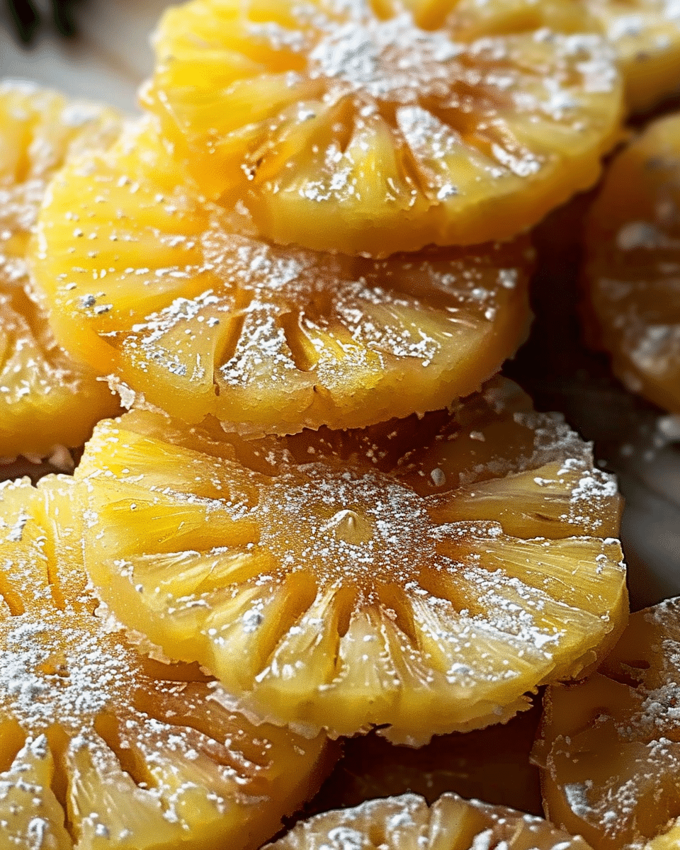 Pineapple Upside Down Sugar Cookies