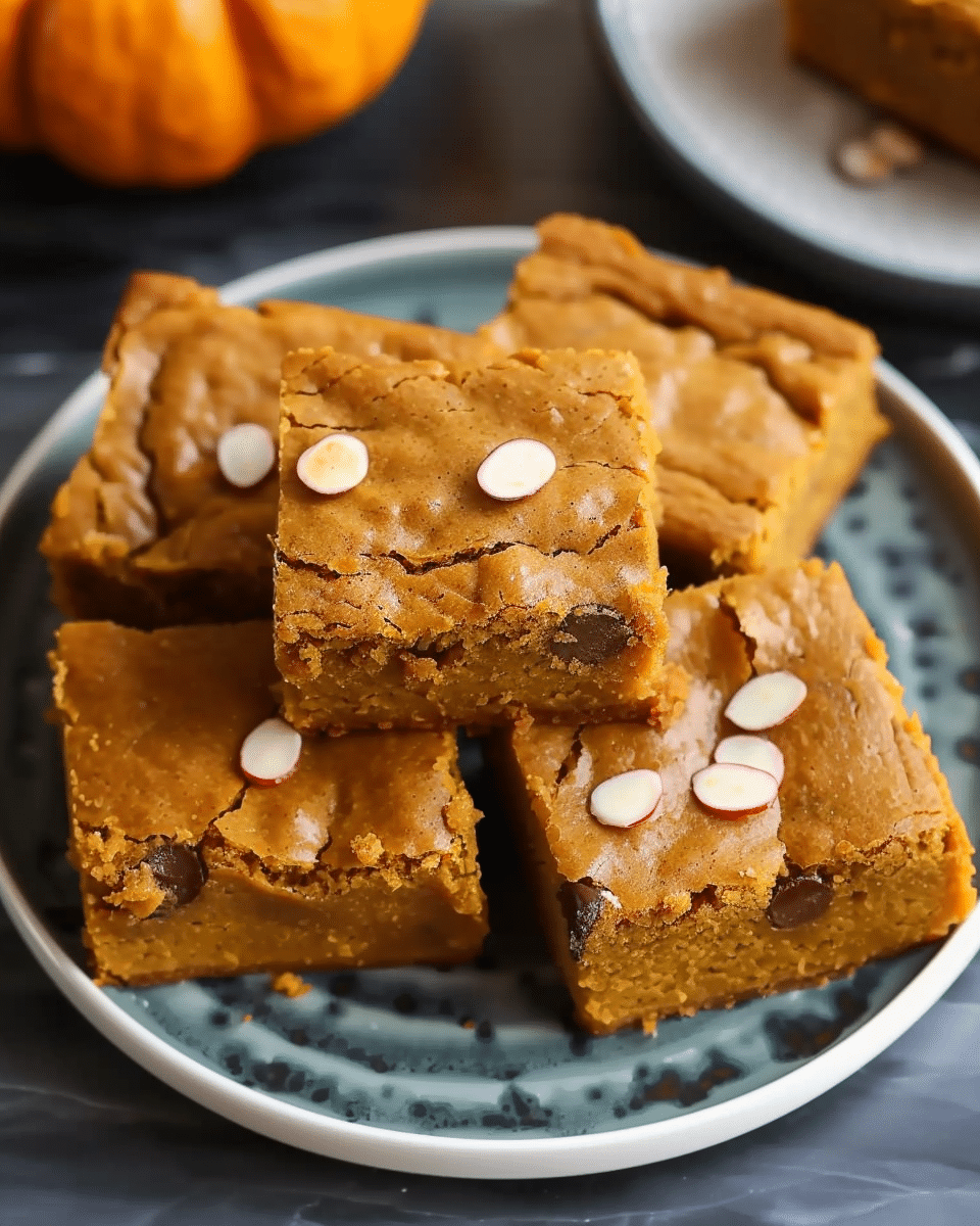 Pumpkin Blondies Recipe