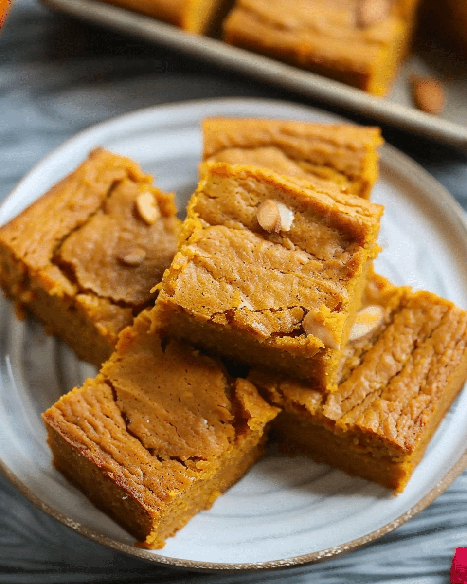 Pumpkin Blondies Recipe
