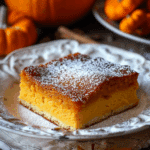Pumpkin Magic Custard Cake
