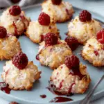 Raspberry Coconut Macaroons