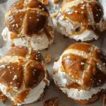 Salted Caramel Pretzel Ice Cream Sandwiches