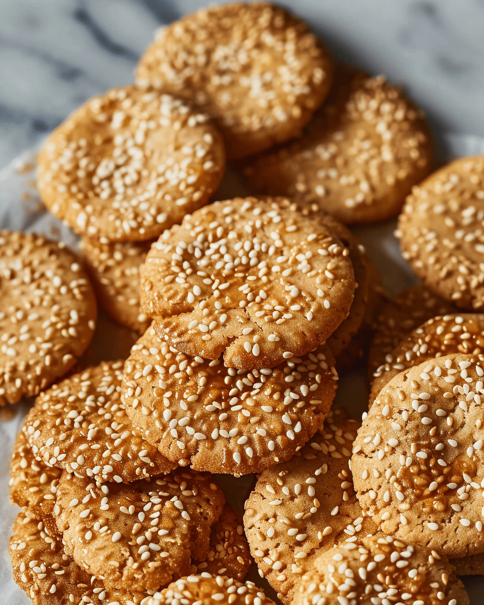 Sesame Honey Cookies