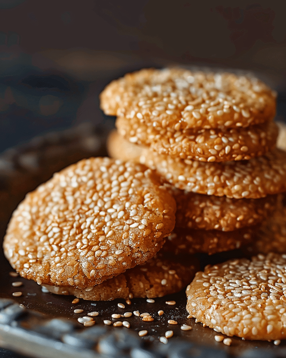 Sesame Honey Cookies