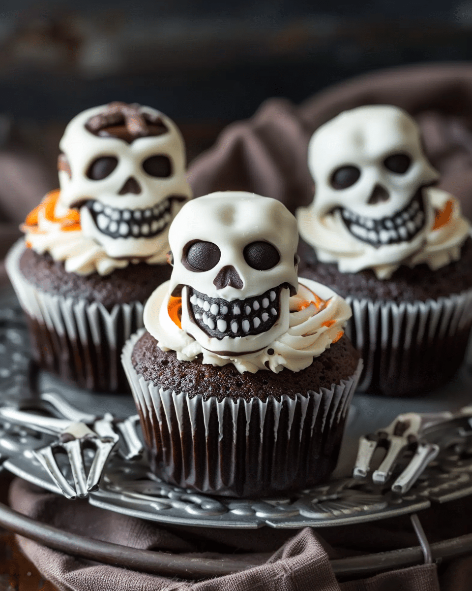 Skeleton Cupcakes