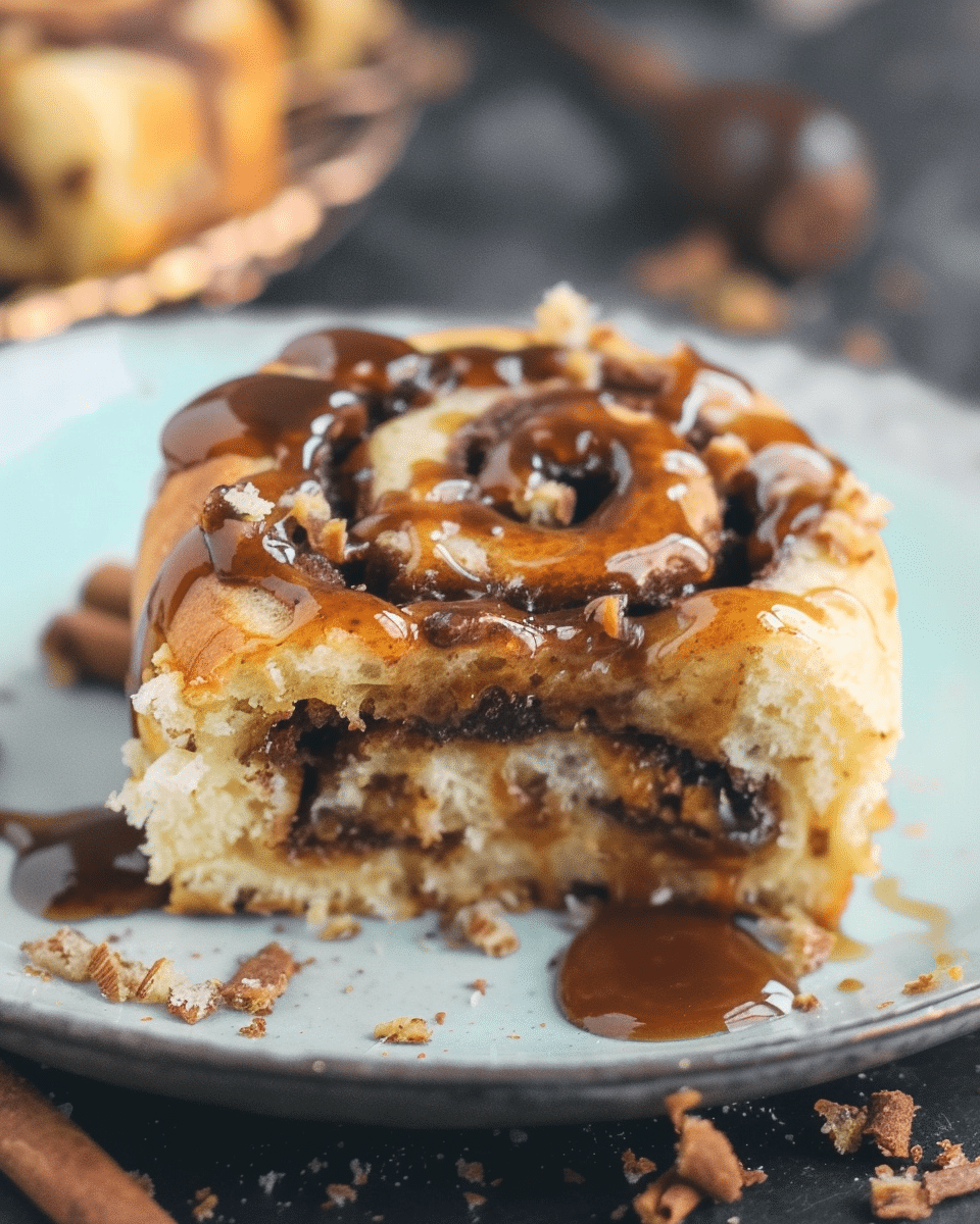 Snickers Bars Cinnamon Rolls
