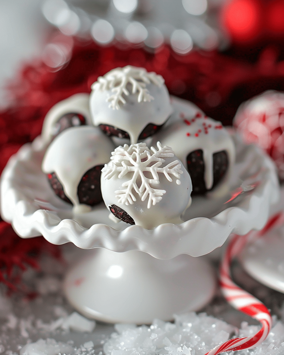 Snowflake OREO Cookie Balls