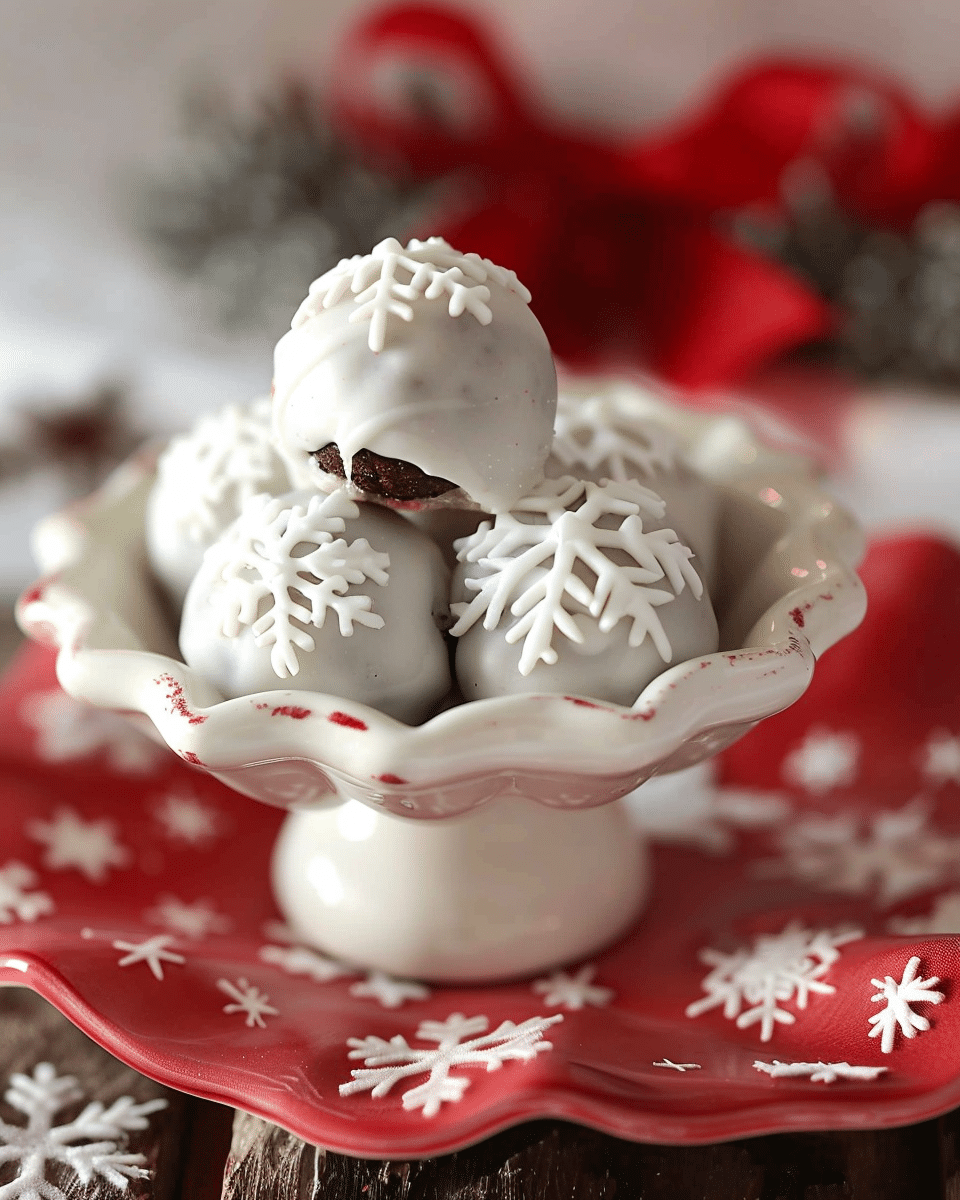 Snowflake OREO Cookie Balls