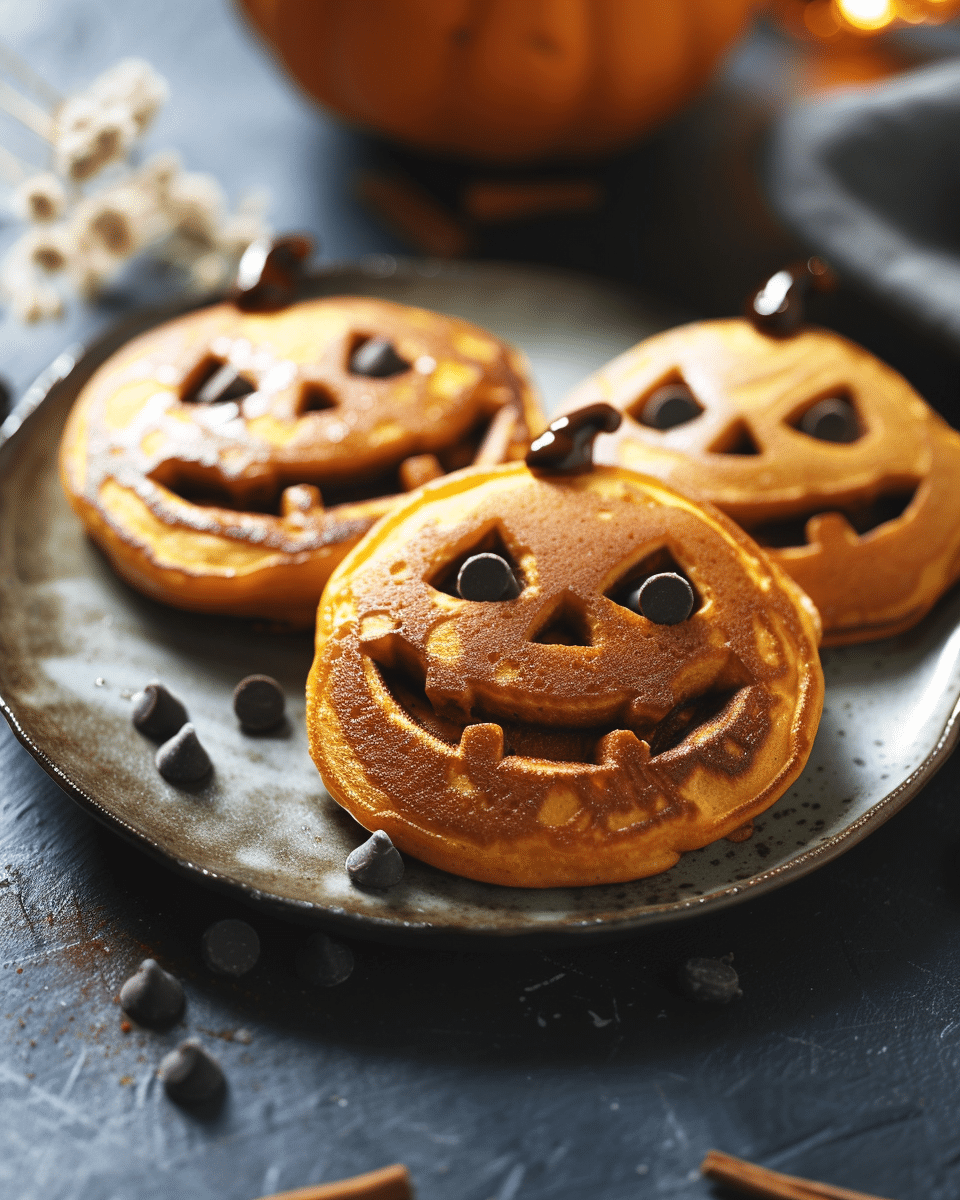 Spooktacular and Fun Jack O' Lantern Pancakes for the Ultimate Halloween Breakfast