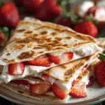Strawberry Cream Cheese Quesadillas