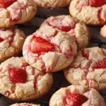 Easy Strawberry Kiss Cookies