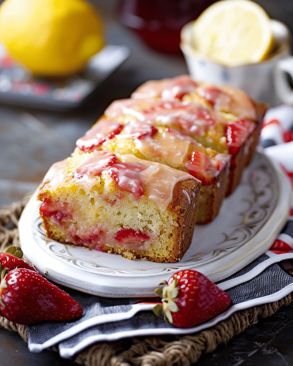 Strawberry Lemon Bread Recipe