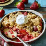 Strawberry Rhubarb Cobbler