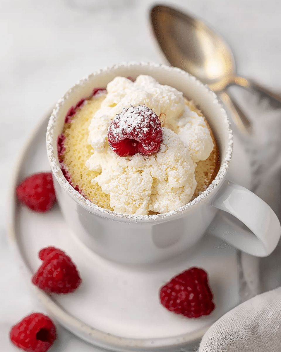 Tasty Keto Vanilla Mug Cake Recipe