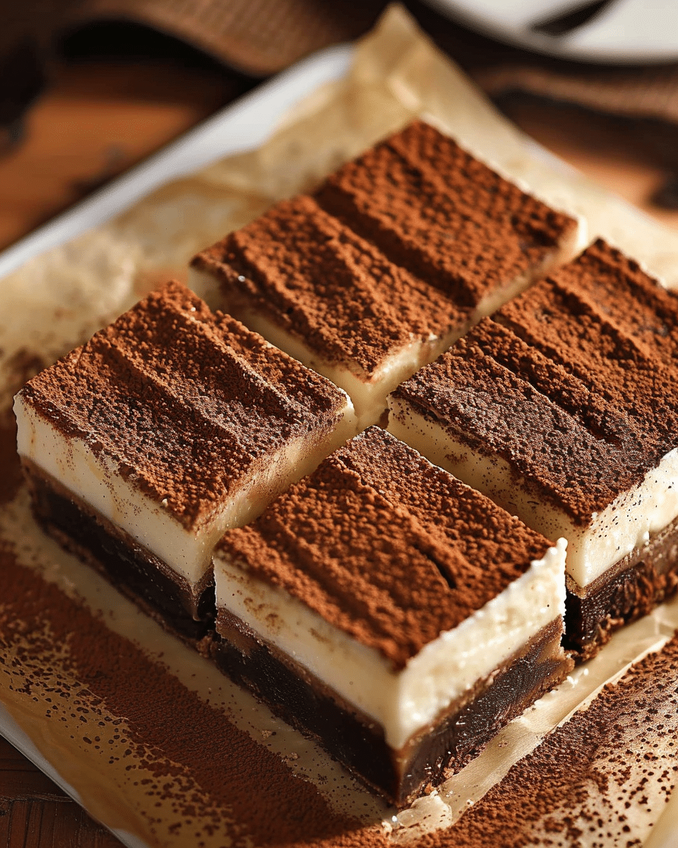 Tiramisu Brownies