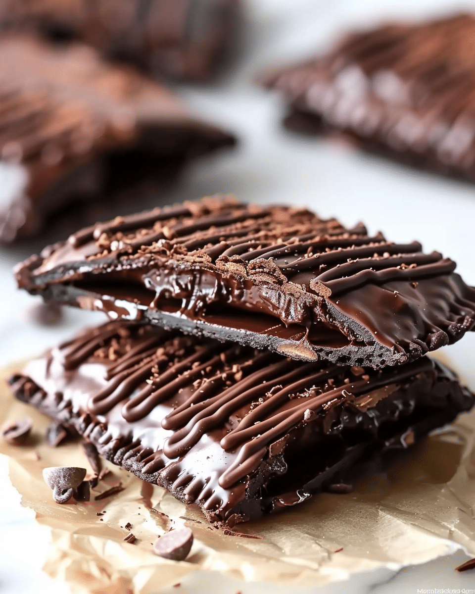 Triple Chocolate Pop Tarts (Gluten Free)