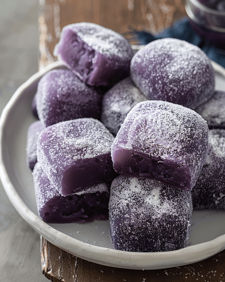 Ube Mochi (Hawaiian Butter Mochi)