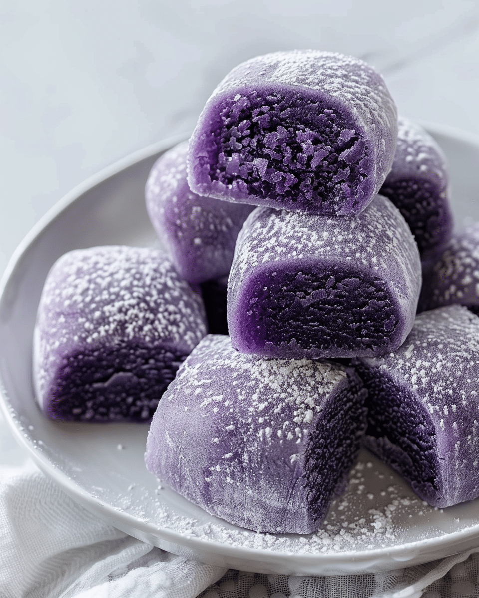 Ube Mochi (Hawaiian Butter Mochi)