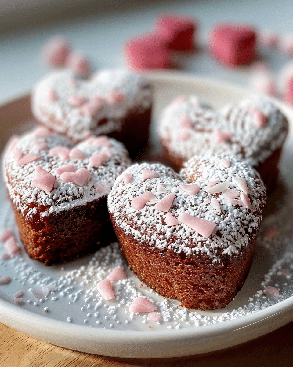 Valentine’s Mini Heart Cakes Recipe for Sweet Romance