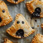 Vegan Blueberry Ghost Hand Pies