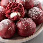 Red Velvet Cake Donut Holes
