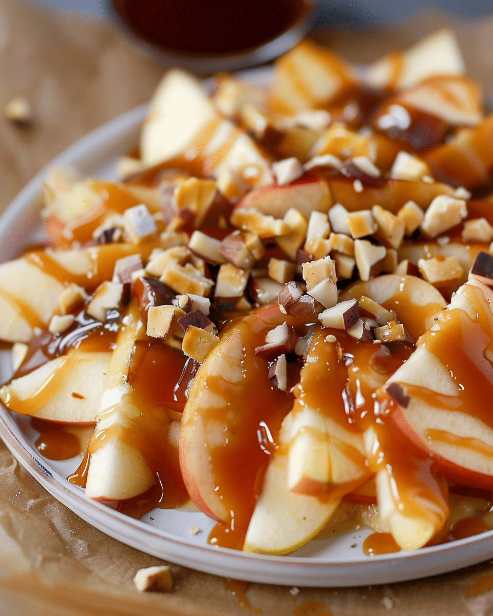 Caramel Apple Nachos