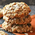Chewy Spicy Oatmeal Raisin Cookies
