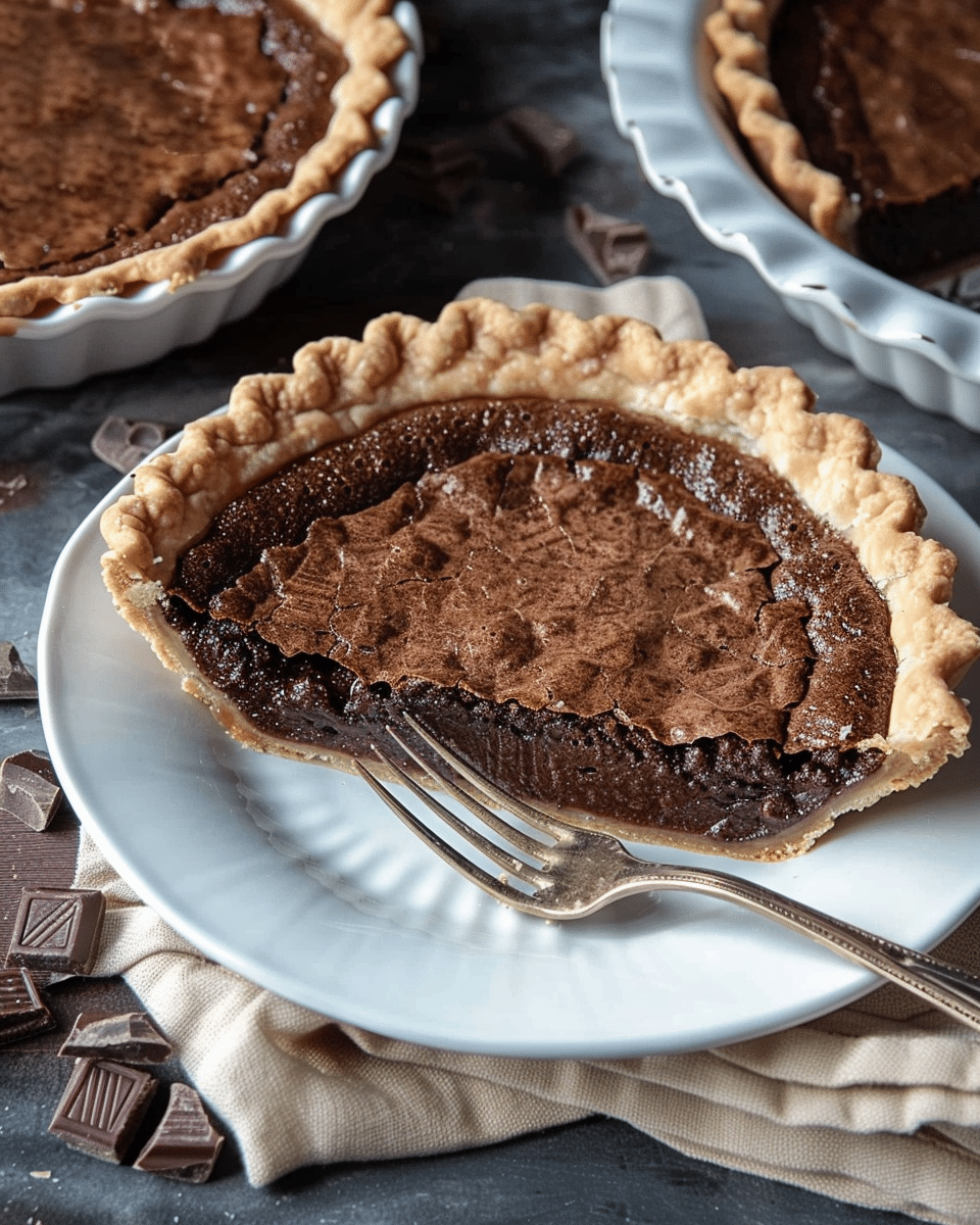 Chocolate Chess Pie