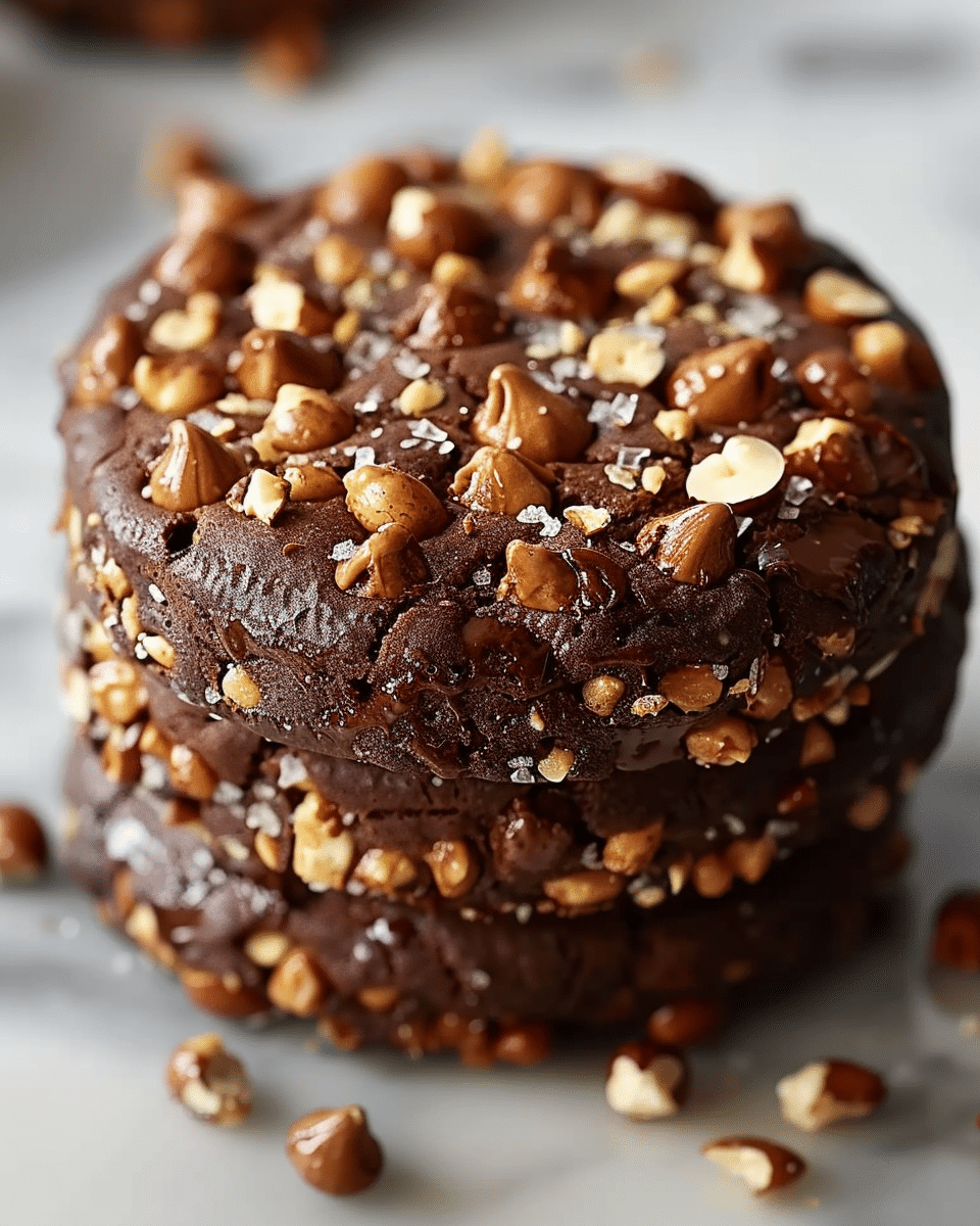 Chocolate Hazelnut Crunch Cookies