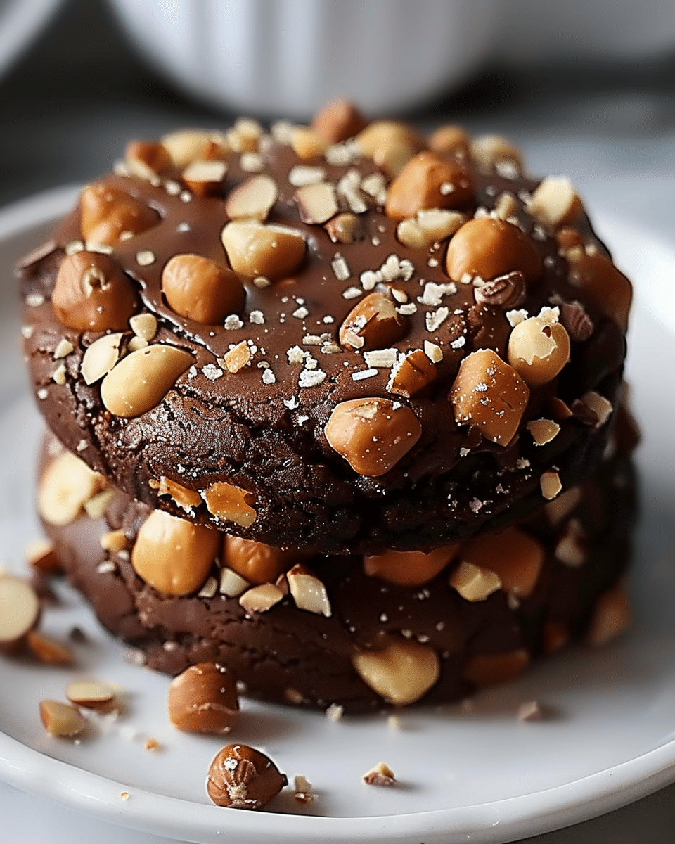 Chocolate Hazelnut Crunch Cookies