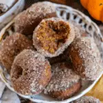 Chocolate Pumpkin Donut Holes