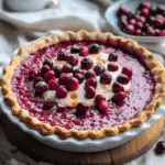 Cranberry Custard Pie