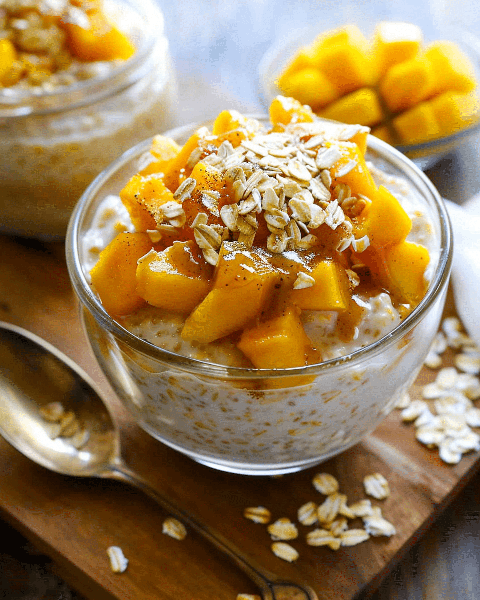 Mango Overnight Oats Recipe