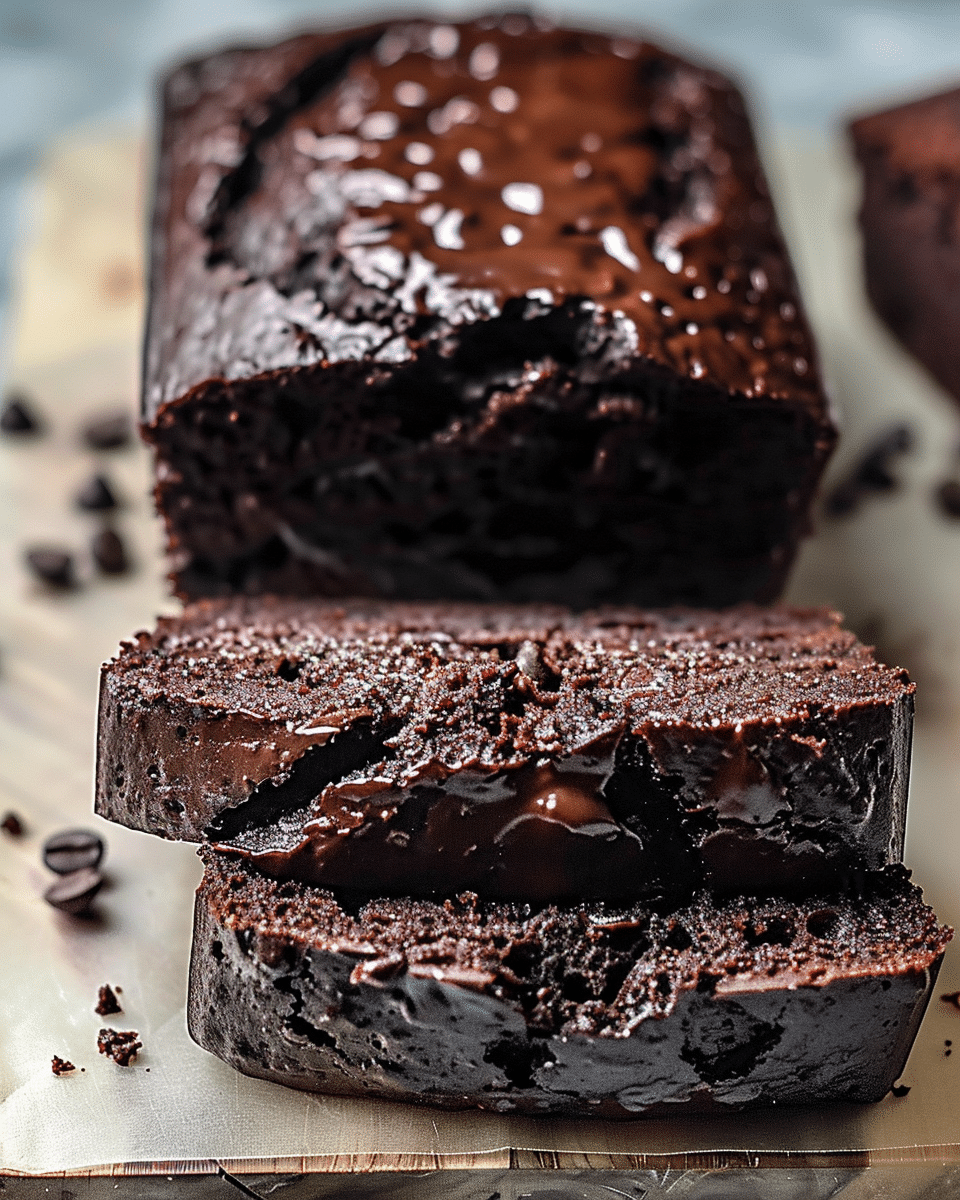 Dark Chocolate Mocha Breakfast Bread
