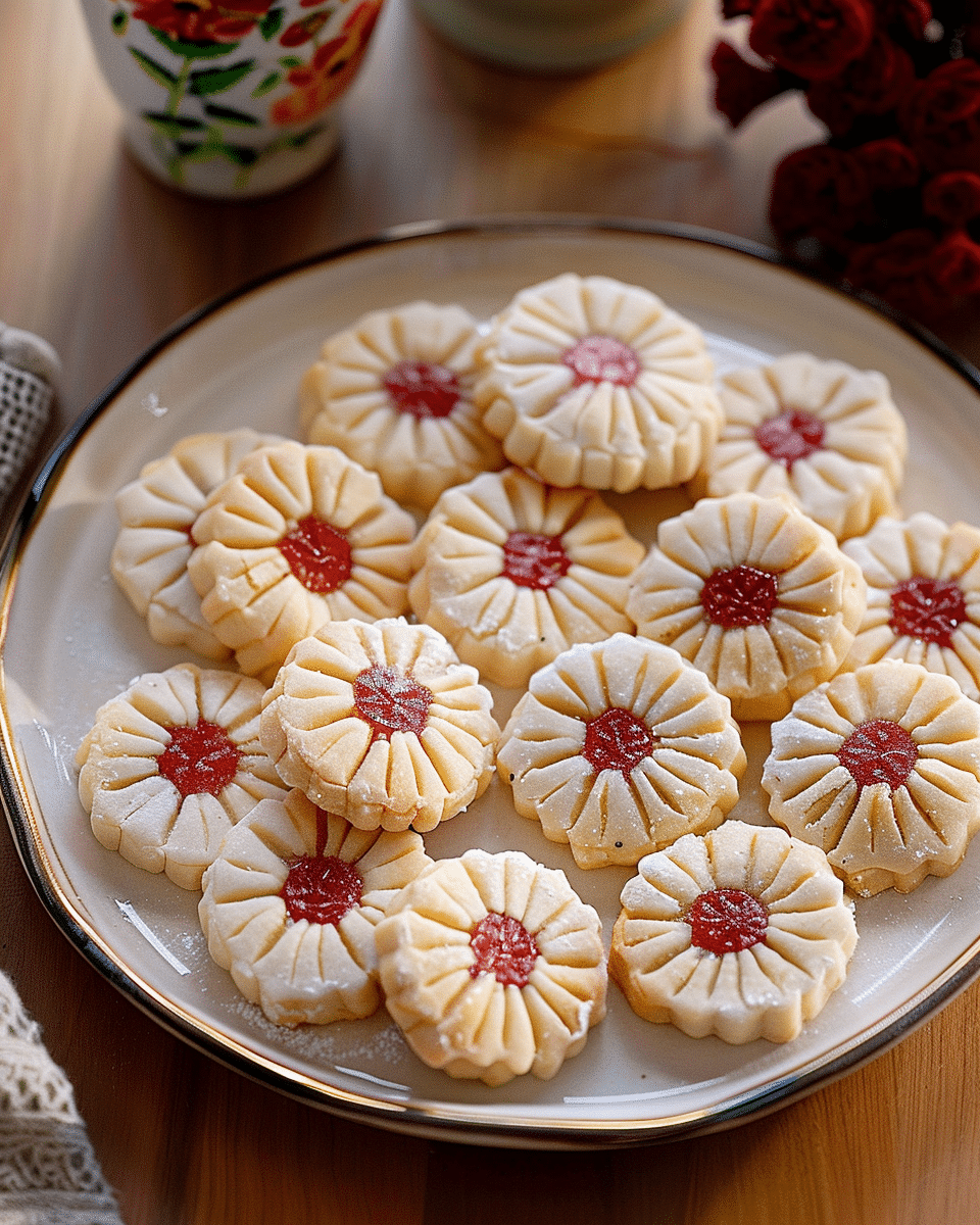 Delightful Marzipan Shortbread Cookies