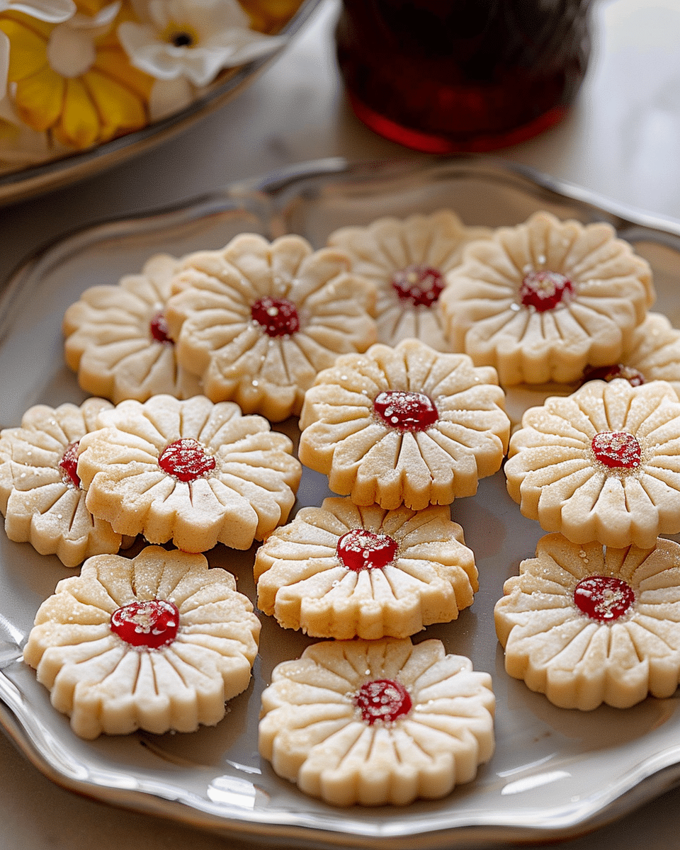Delightful Marzipan Shortbread Cookies