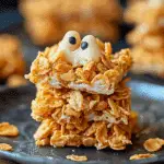 No-Bake Ghost Cornflake & Peanut Butter Cookies