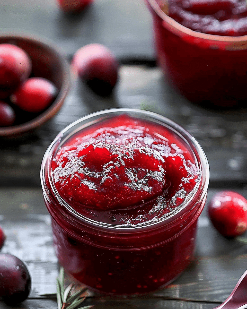 Velvety Cranberry Apple Butter Recipe