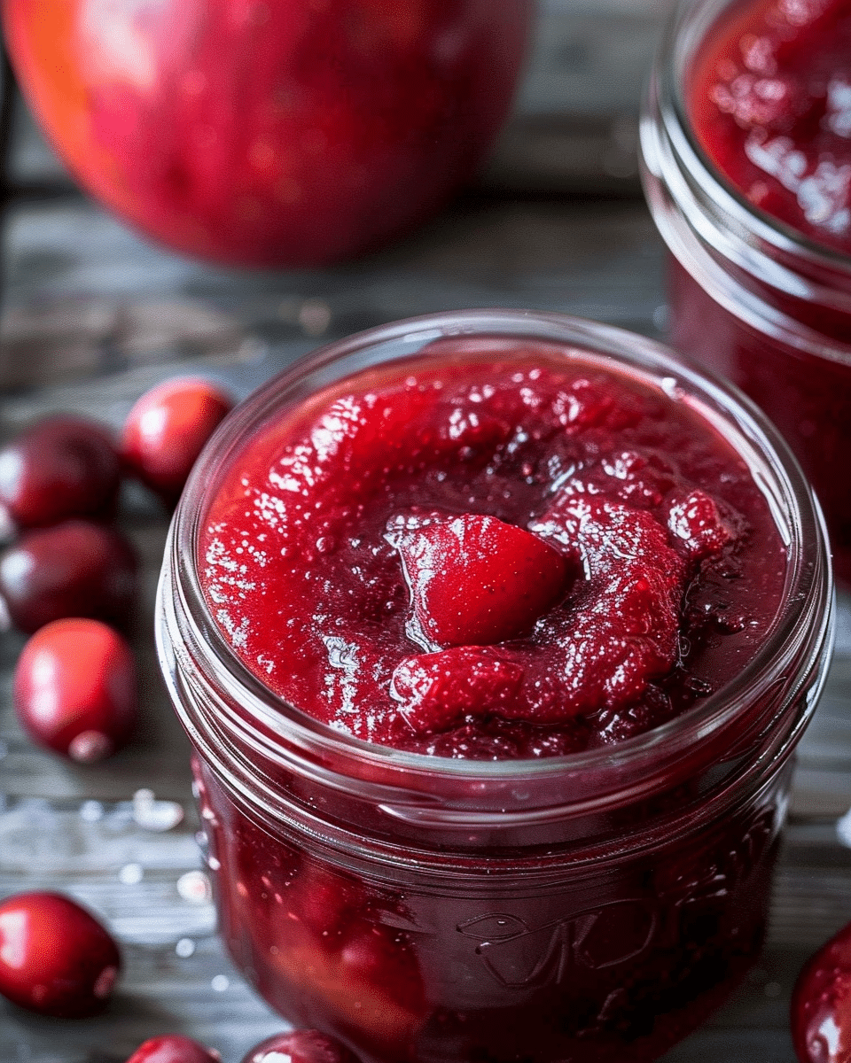 Velvety Cranberry Apple Butter Recipe