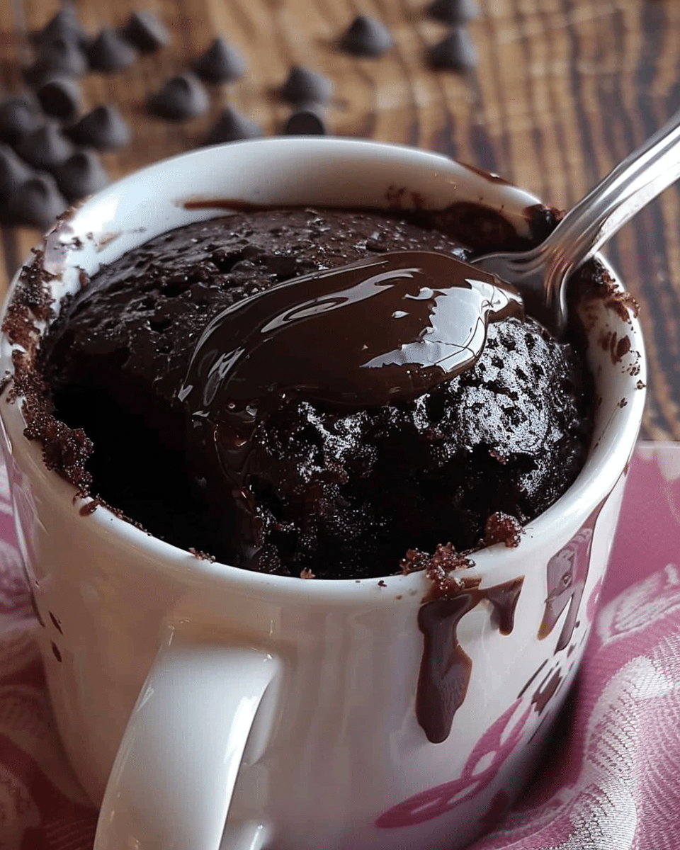 Microwave Chocolate Mug Cake