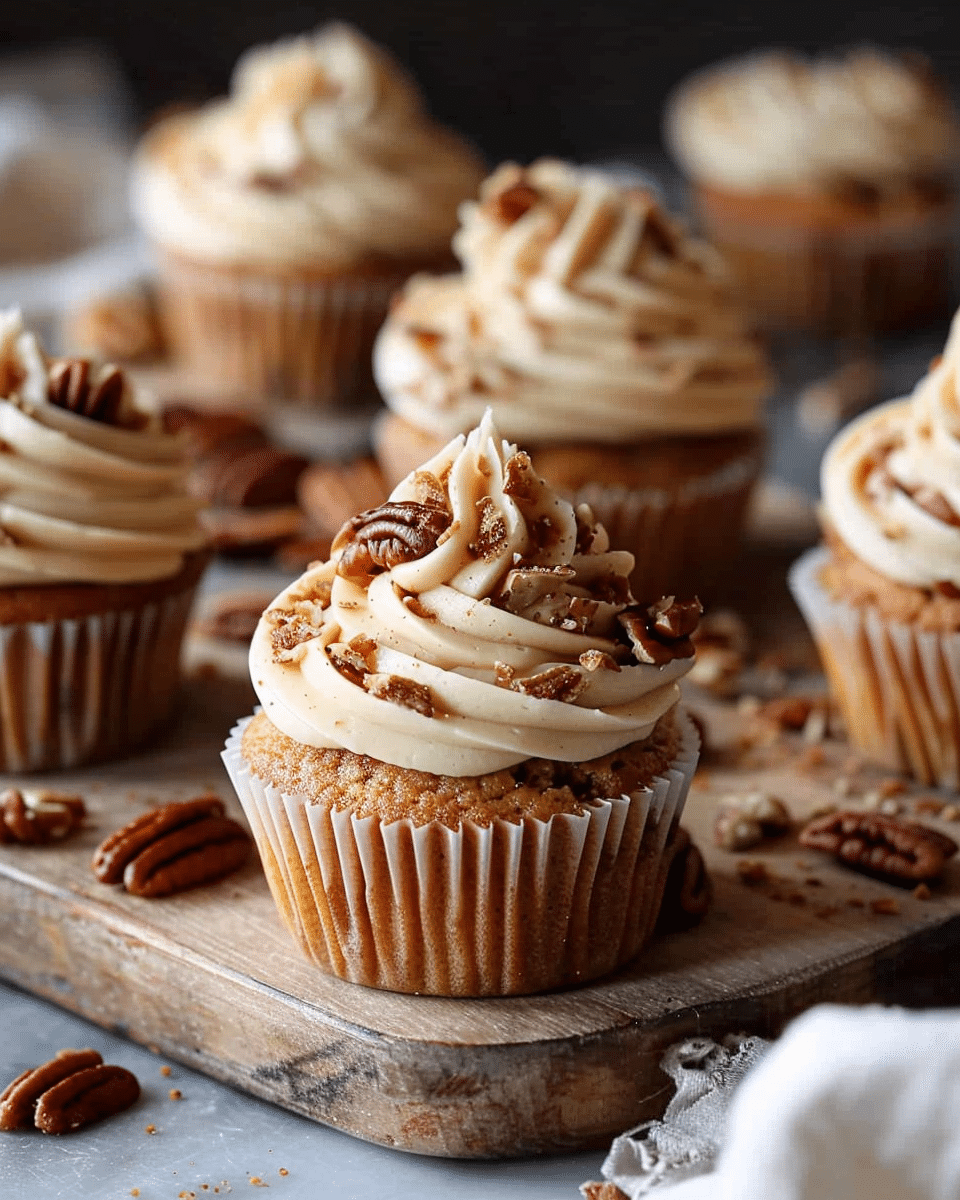 Easy Pecan Pie Cupcakes
