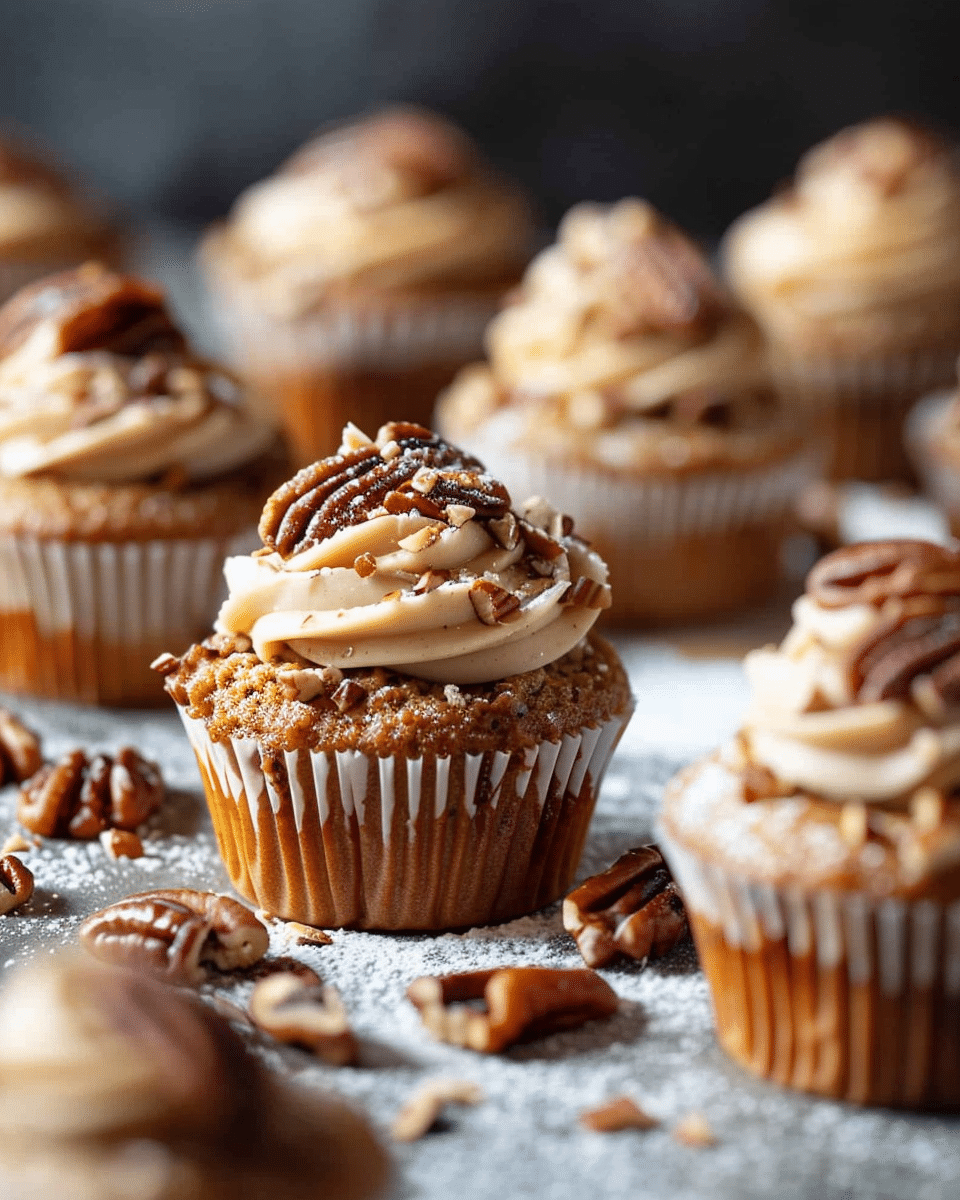 Easy Pecan Pie Cupcakes