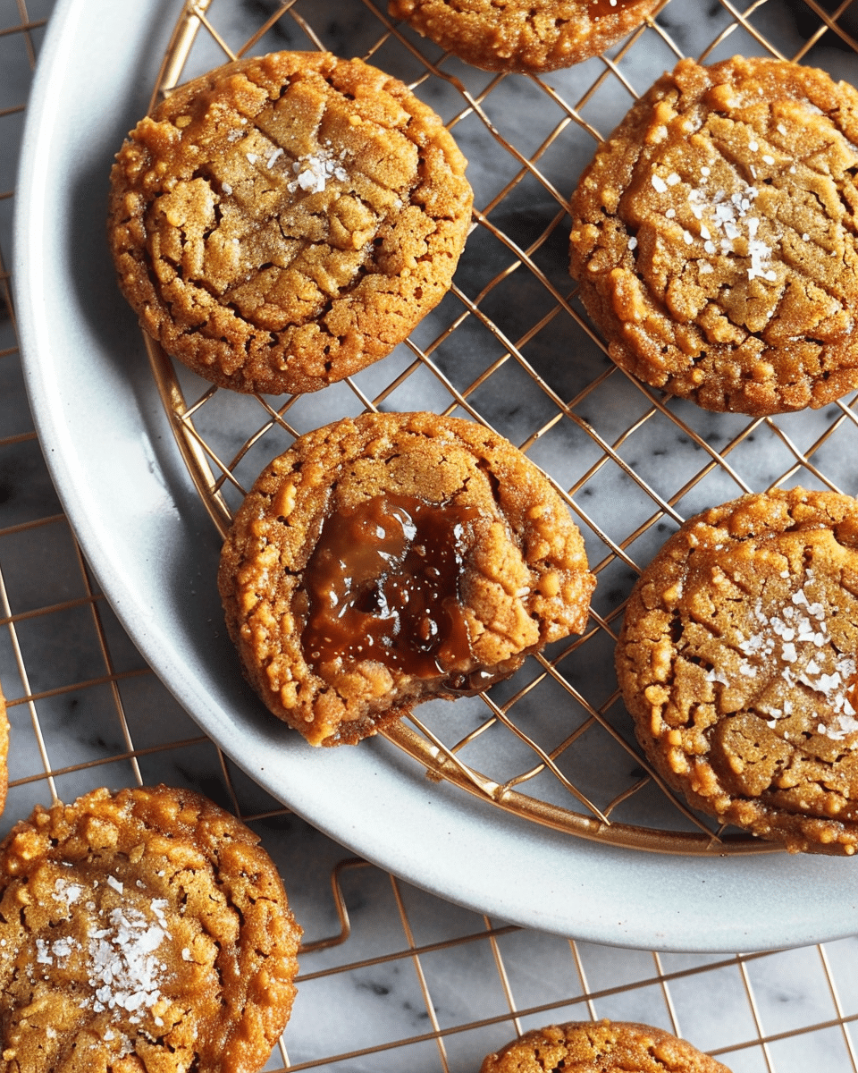 Pumpkin Miso Caramel Cookies