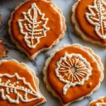 Simple Pumpkin Pie Cut Out Cookies
