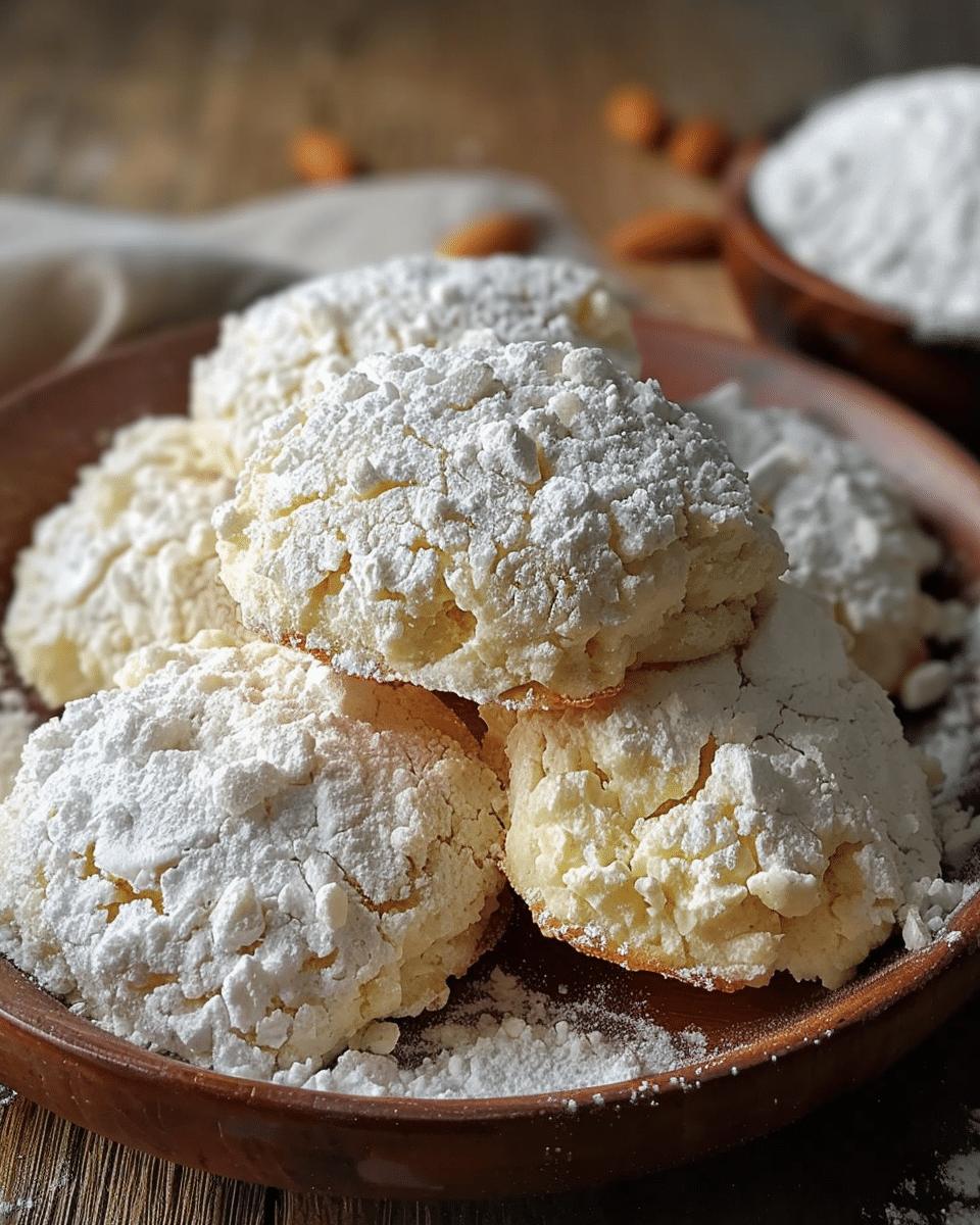Soft Ricotta Almond Pillows